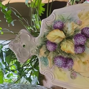 Antique Porcelain Handpainted Trivit